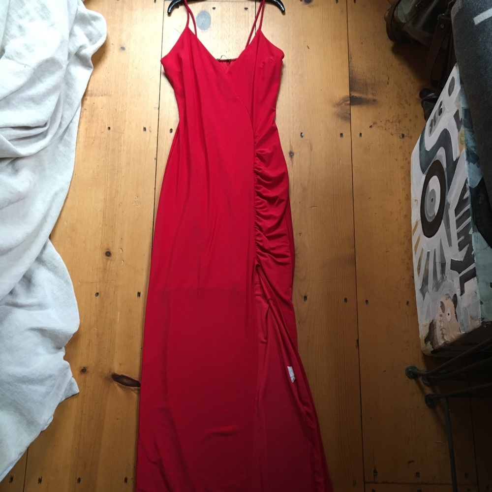 Red prom dress